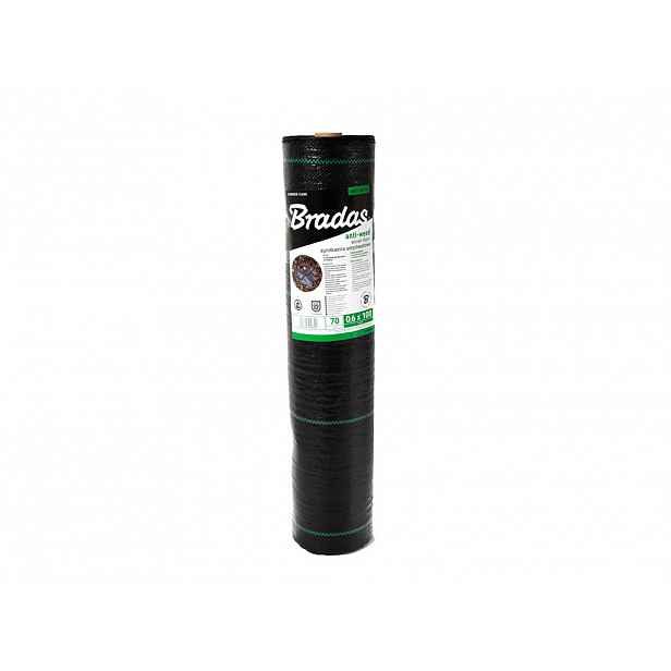 Tkaná textilie proti plevelům černá 0,6 x 100 m, 70 g/m2 BRAT7006100 5603.12.00
