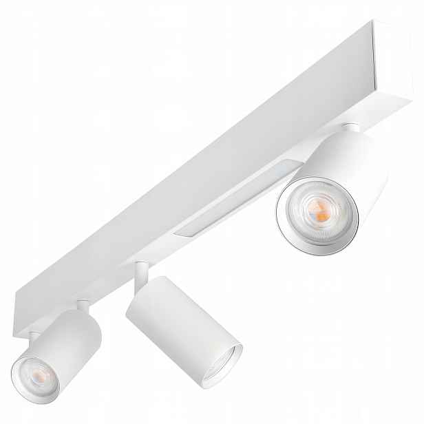 Stropní Svítidlo Halogenová spotová lišta na omítku 4x GU10 9W Led