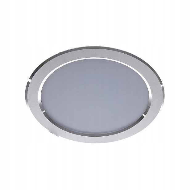 Stropní Led svítidlo stříbrné kulaté 23 cm 4000K kulaté stropní svítidlo Italux