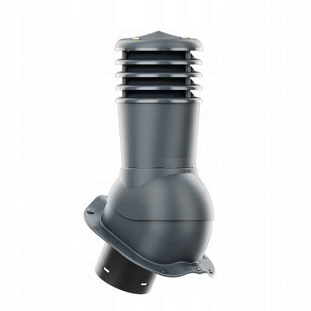Větrací komín Smartline profil F fi 150 mm nezateplený antracitový