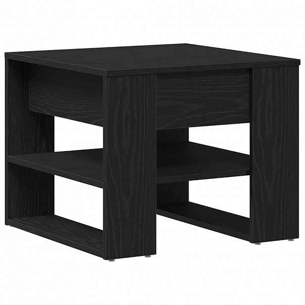vidaXL Konferenční stolek Černý dub 55,5 x 55 x 45 cm Kompozitní dřevo