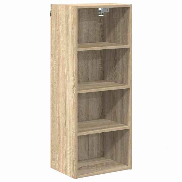 vidaXL Závěsná skříňka Sonoma dub 40 x 29,5 x 100 cm Kompozitní dřevo