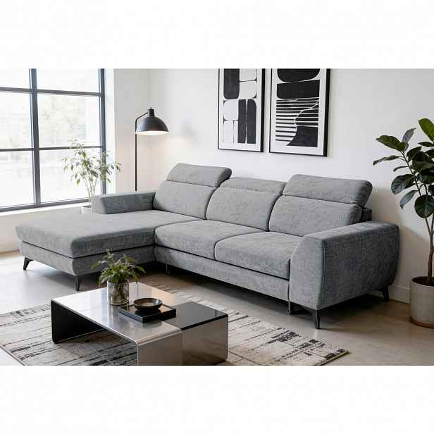 Livetastic ROHOVÁ SEDAČKA, textil, antracitová