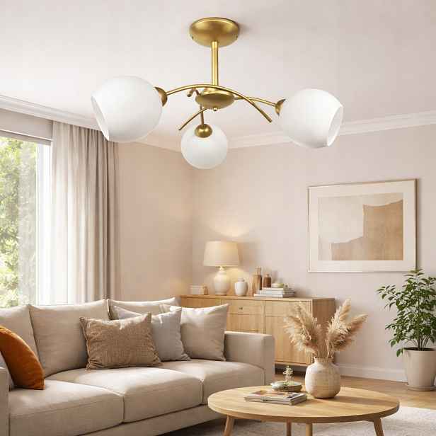 Euro-Lamp Stropní Svítidlo Elegant 3 Zlatá Alva Výrobce