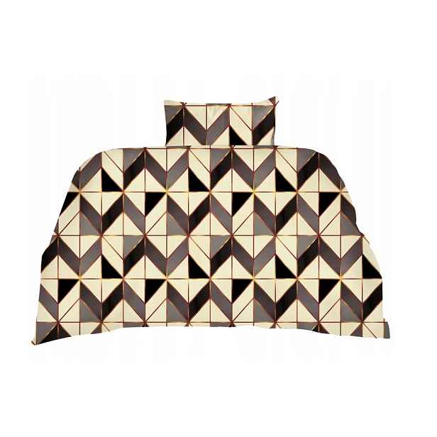 Sada povlečení flanela teplá geometrická 220x200 100% bavlna jako dárek