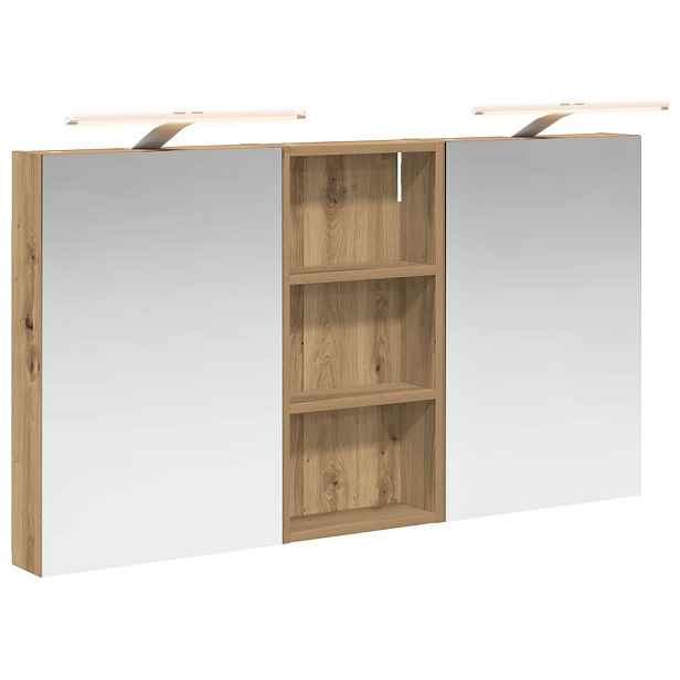 vidaXL Sada koupelnových skříněk 3 ks 110 x 10,5 x 60,5 cm