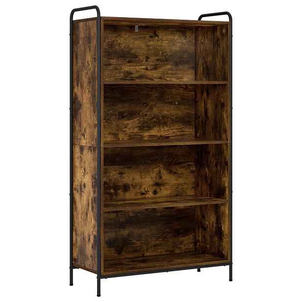 vidaXL Knihovna 55,5 x 33 x 174 cm Kompozitní dřevo Kouřový dub