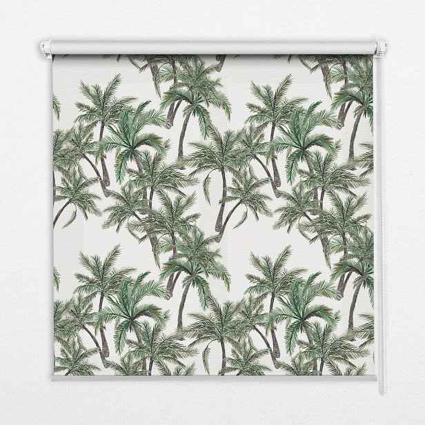 TULUP VNITŘNÍ roleta - okenní roleta - roleta - 100x100 cm - Palmy
