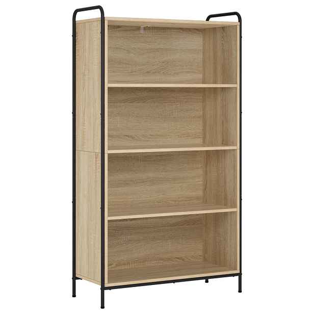 vidaXL Knihovna 55,5 x 33 x 174 cm Kompozitní dřevo Dub sonoma