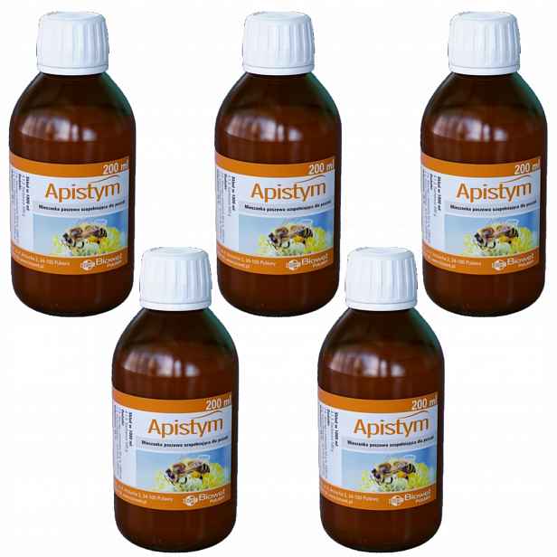Apistym na nosemózu nosíme včely, přísada do sirupu 200 Ml x 5