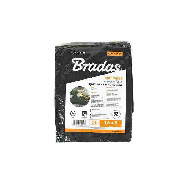 Bradas Agro vláknina 50g/m² proti plevelu, 5x1,6m BR-AWB5016005 5603.12.00