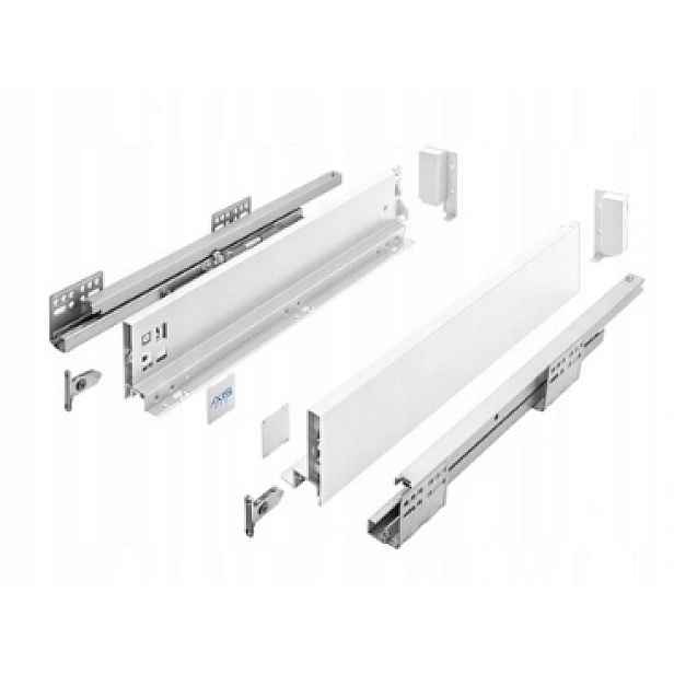 Gtv Axis Pro Nízká Šuplík L600 H86 S Tlumením Dovírání Plný Výsuv 40 Kg