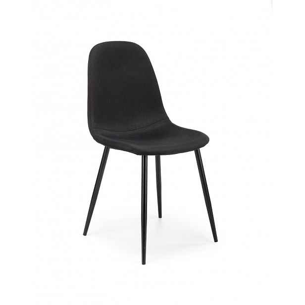 Jídelní židle černá Halmar - výška: 87 cm