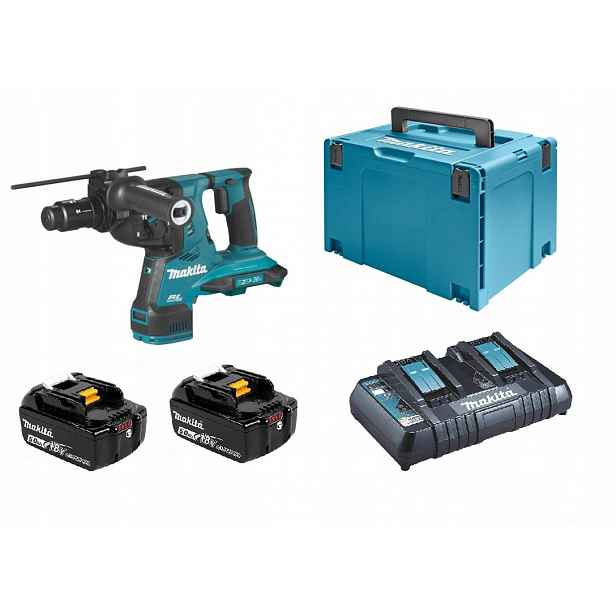 Makita DHR281PT2J Vrtací Kladivo Sds 2x18V 2x5Ah