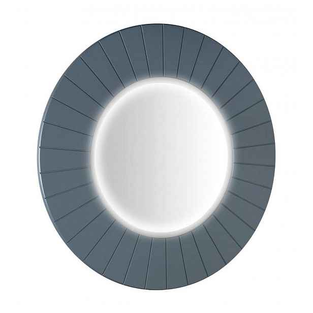 Sapho Lumiro - Zrcadlo s LED osvětlením, průměr 75 cm, siena LR750-4242S