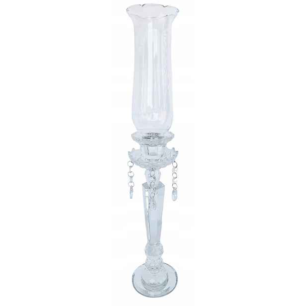 Skleněný svícen 53 cm 6733-M