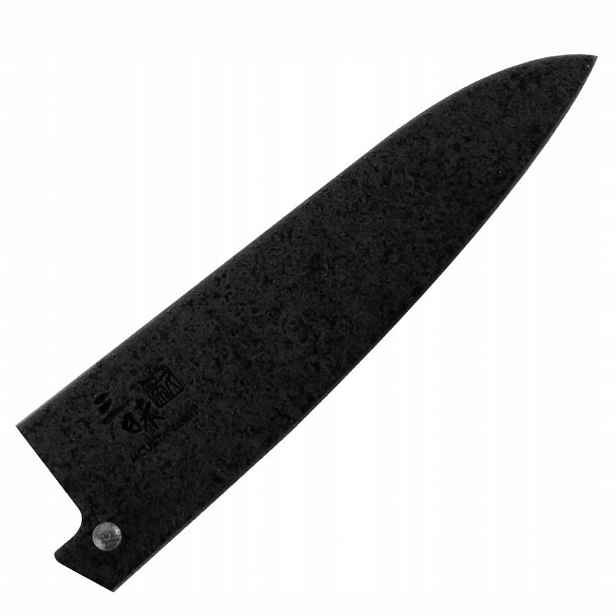 Mcusta Zanmai Japonská dřevěná Saya Black Chránič Nůž Univerzální 11 cm