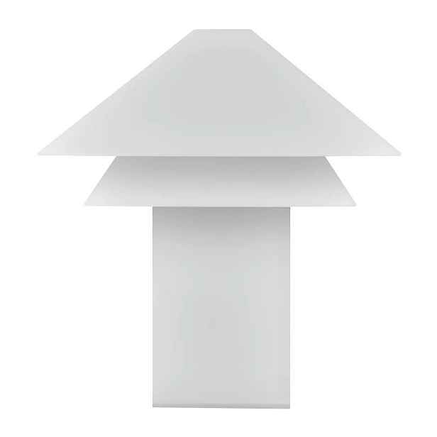 Bílá LED stmívatelná stolní lampa s kovovým stínidlem (výška 33,5 cm) Sanaka – Blomus