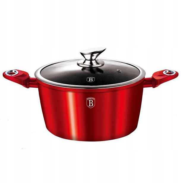 Hrnec Granitový 24cm Berlinger Haus Red Metallic Line BH-1257