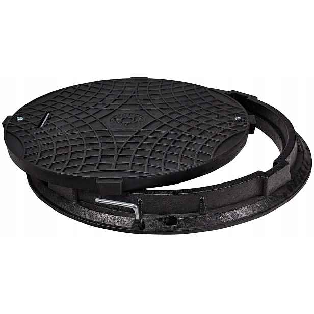 Kryt Poklopu Pro Septik Šachty 60/75 CM Zámek