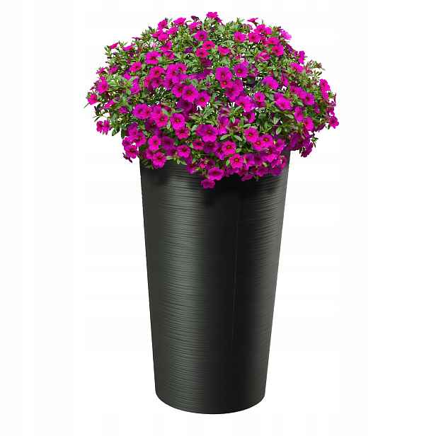 Květináč Květináč 57 cm Obal Na Květináč Vložka Do Květináče Plastový Grafit