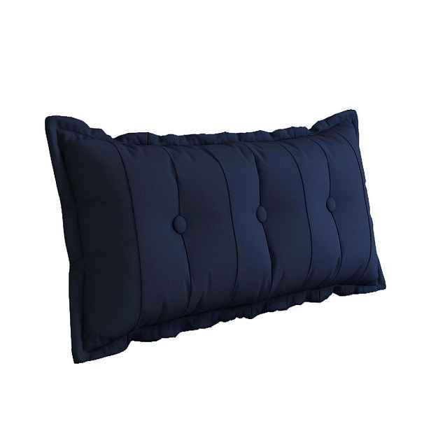 Vercart ZÁDOVÝ POLŠTÁŘ plyš Tmavě modrý 100 cm