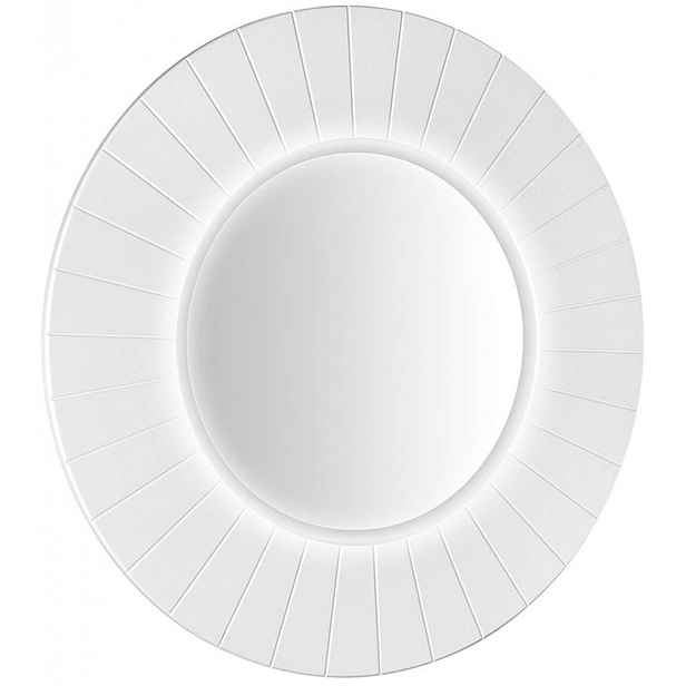 Sapho Lumiro - Zrcadlo s LED osvětlením, průměr 90 cm, matná bílá LR950-3131S