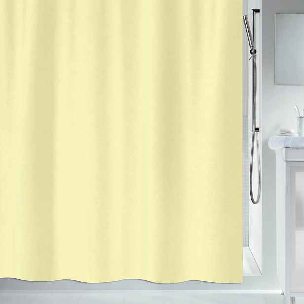 Spirella sprchový závěs Primo, světle žlutý, 180 x 200 cm, polyester