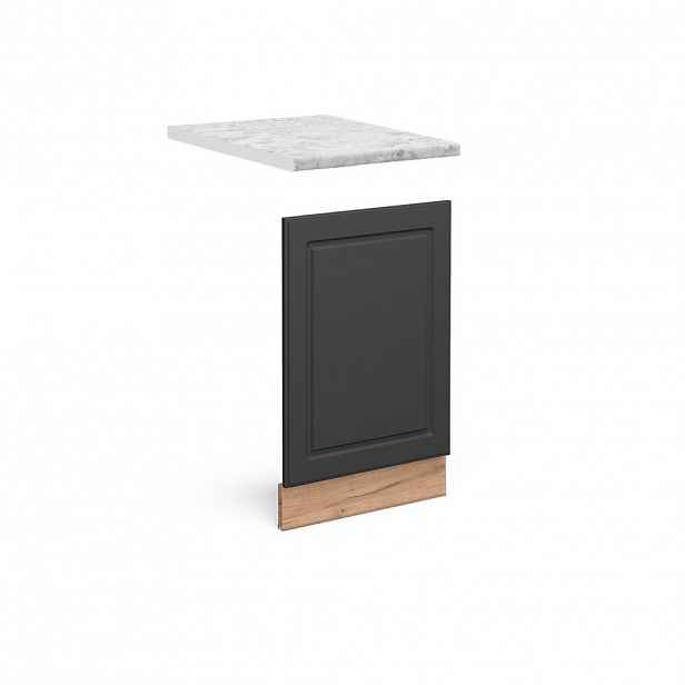 Vicco PŘEDNÍ PANEL Fame-Line Antracitově zlatý 45 cm , PD Mramor