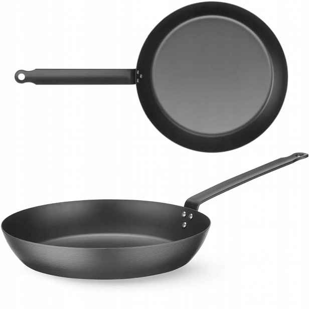 Pánev pro všechny typy sporáků z uhlíkové oceli, průměr 306 mm