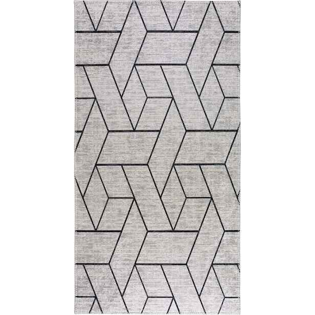 Světle šedý pratelný koberec 80x150 cm – Vitaus
