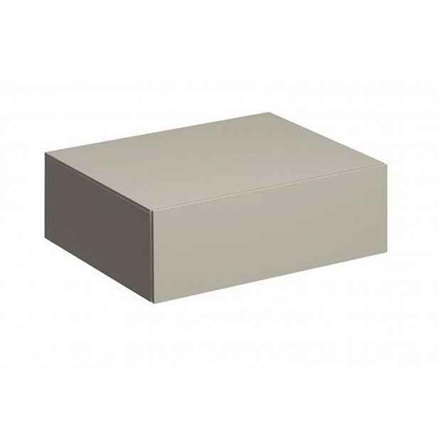 Geberit Xeno 2 - Boční skříňka 58x20 cm se zásuvkou, šedobéžová 500.507.00.1