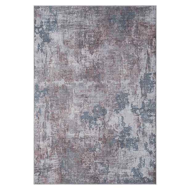 Kusový koberec Avery grau/blau/braun – na ven i na doma, 160x230, šedá, chodba / předsíň, My Flair