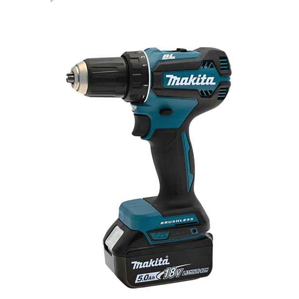 Makita - 18V AKU vrtací šroubovák, 2x aku 5,0 Ah, nabíječka DDF485RTJ