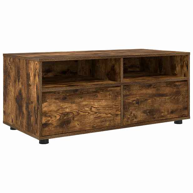 vidaXL Televizní skříň 100 x 48 x 43 cm Kouřový dub Kompozitní dřevo