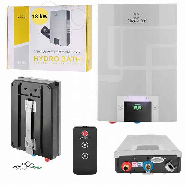 Elektrický průtokový ohřívač vody 18 kW 400 V