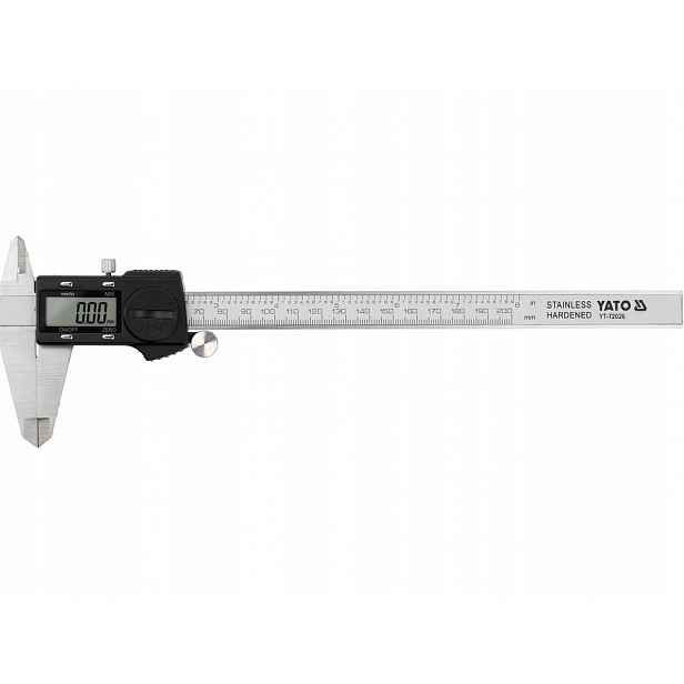 Elektronické posuvné měřítko Yato 200 mm, voděodolné, YT-72026