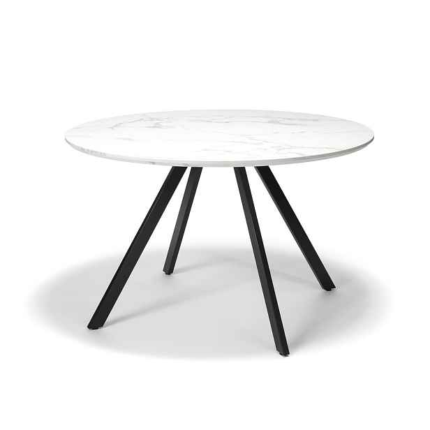 Jídelní stůl FINO QUATTRO MARBLE 120, bílý mramor