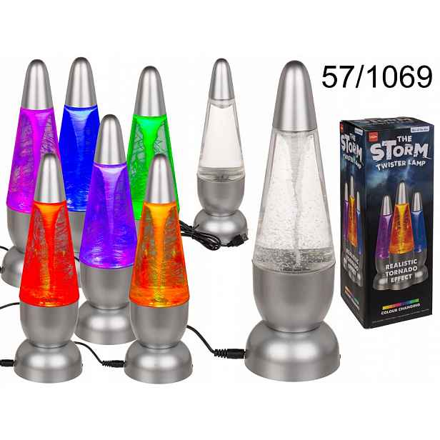 Lampička Láva Lampa Tornado Usb Twister 30 cm Wir