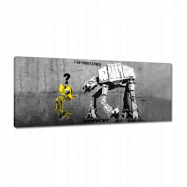 Obrazy 100x40 Banksy I am your father