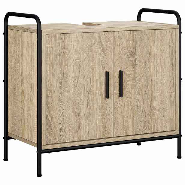 vidaXL Koupelnová skříň Dub sonoma 65,5 x 34 x 61 cm Kompozitní dřevo
