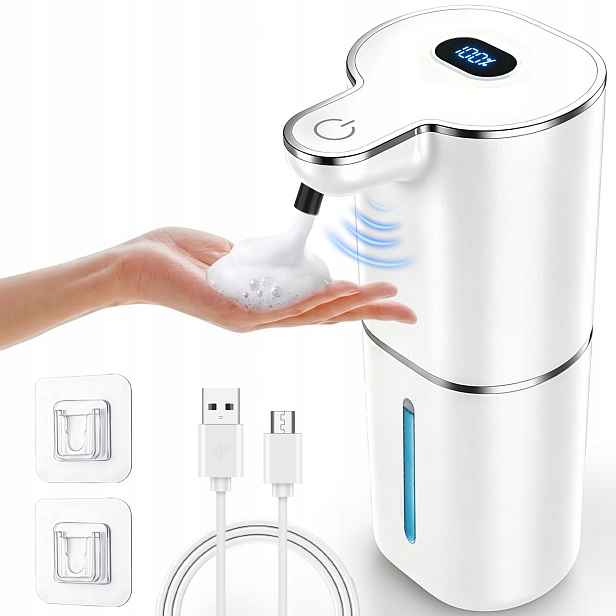 Dávkovač Mýdla Automatický Bezdotykový Dávkovač Na Stěnu 380 ml Usb