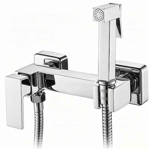 Nástěnná bidetová baterie Cubic Tepe Čistá rozteč přípojek 150 mm