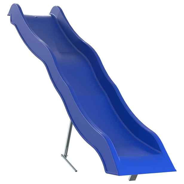 vidaXL Skluzavka modrá 210 x 40 cm polypropylen