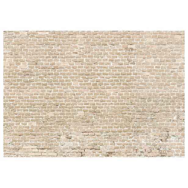 Vliesová fototapeta Cihlová zeď Bezovo-hnědá textura 250x175 lepidlo
