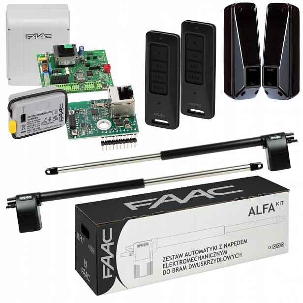 Faac Alfa+ Xwbl- WiFi Lan+ Pilot XT4FDS 2ks pohon dvoukřídlé brány