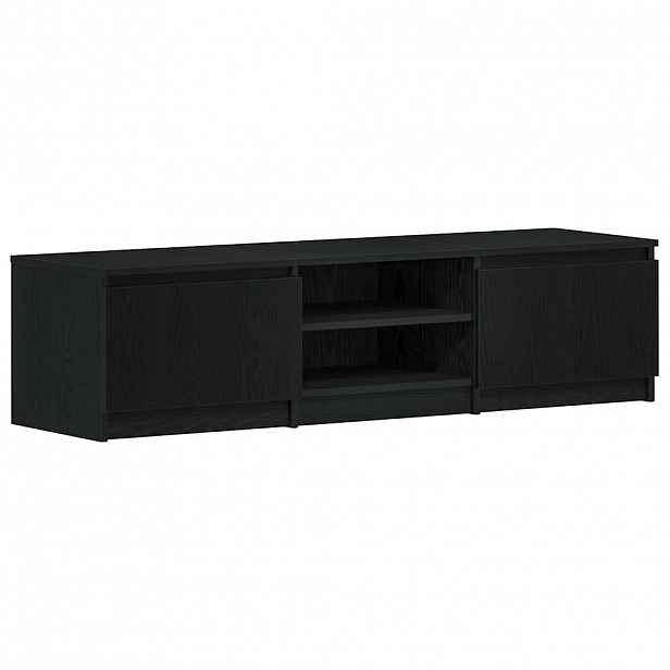 vidaXL TV stolek černý dub 140 x 40 x 36 cm, dřevo