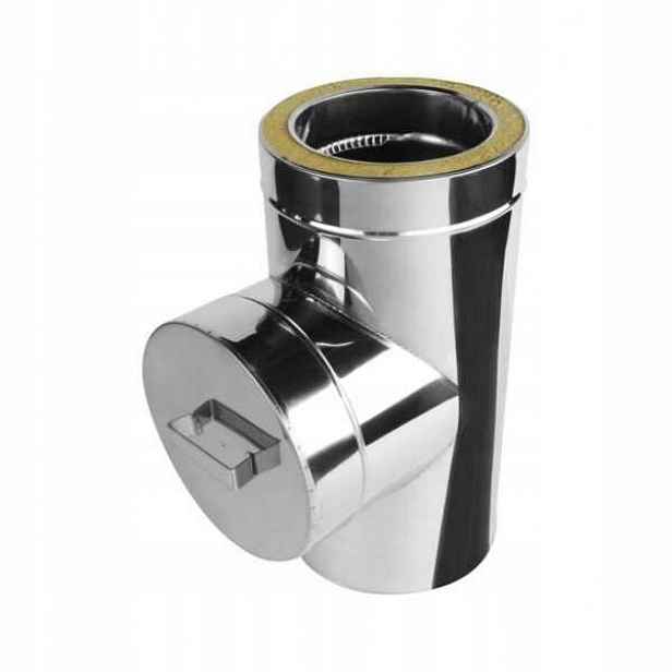 Dvoustěnná izolovaná čistička 80/130 Dualinox