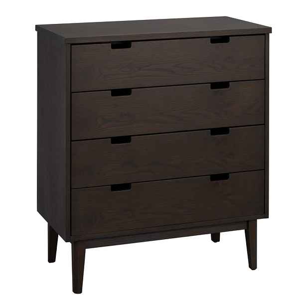 Komoda z dubového dřeva v tmavě přírodní barvě 75x85x38 cm Garrison – Rowico