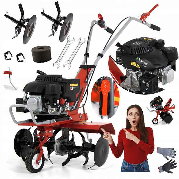 Kultivátor S Pohonem, Kultivátor Půdy Loncin, Výkonná 9 Km, 60 CM